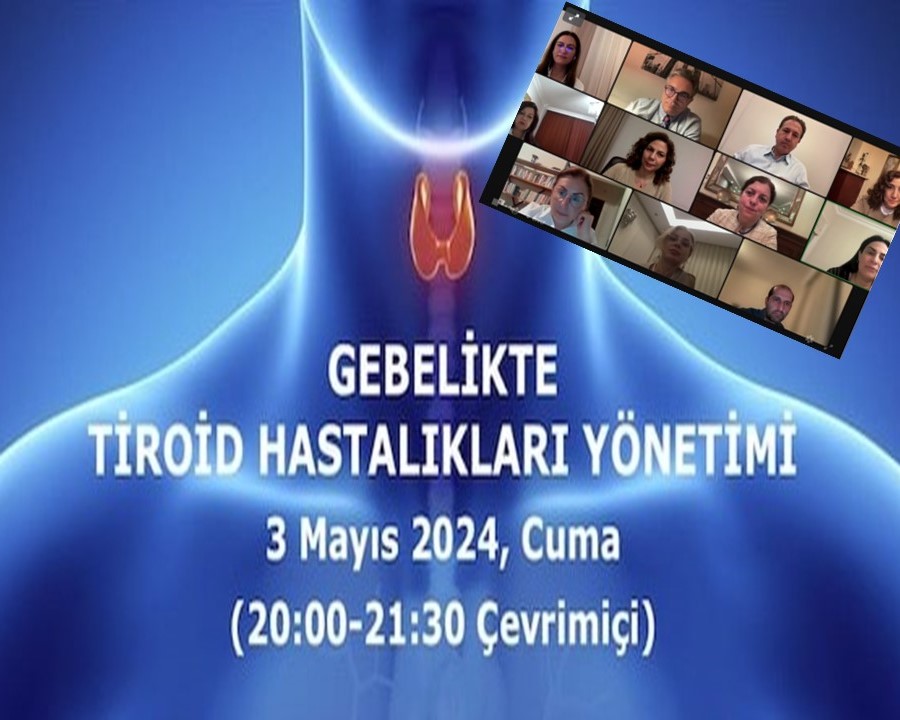 İstanbul Endokrin Toplantıları (İSTET) bünyesinde tertiplenen "Gebelikte Tiroid Hastalıkları Yönetimi" konulu çevrim içi toplantıya katılım sağladık.